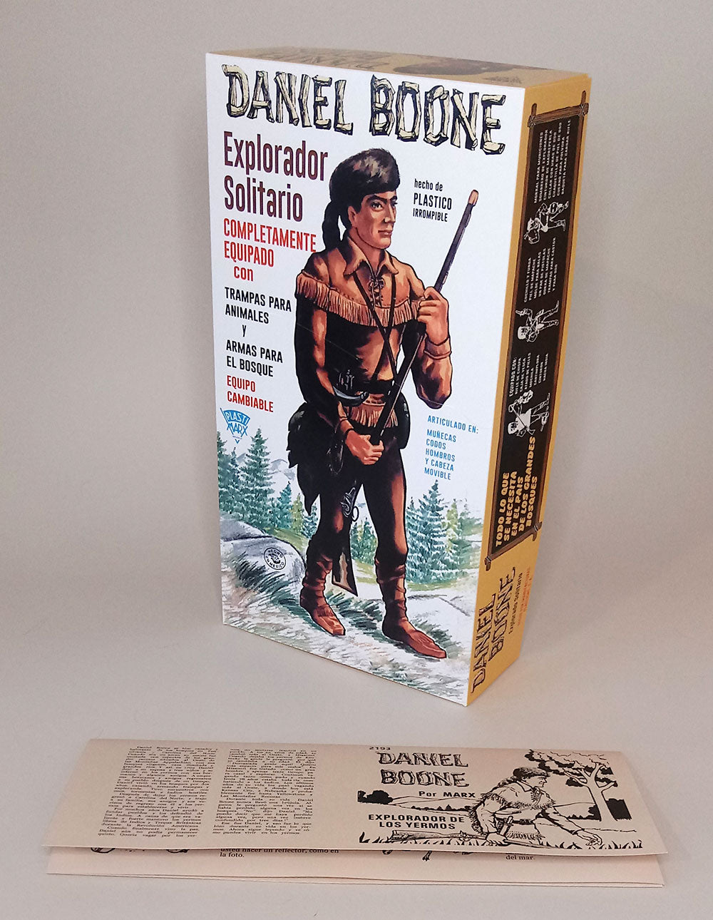 Mexican - Plastimarx - Daniel Boone - Reproduction Box (and Manual)