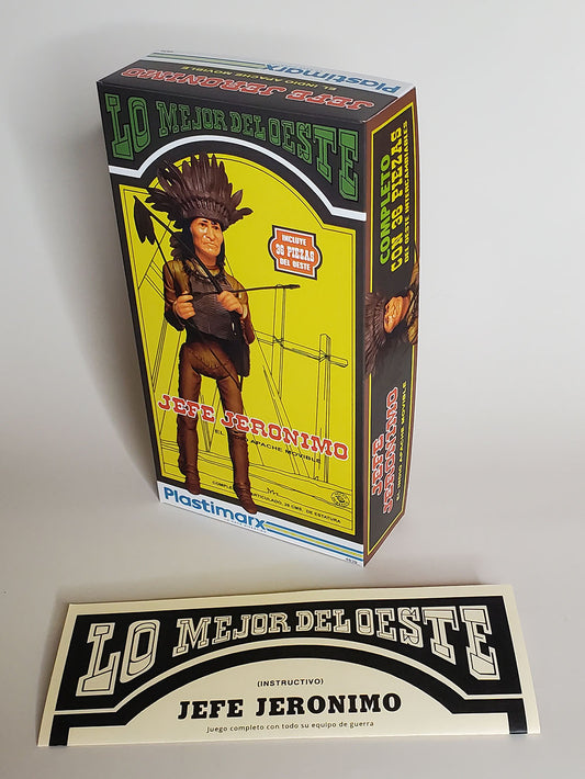 Jefe Jeronimo (Geronimo) (Brown) – Mexican - Lo Mejor Del Oeste – Fantasy Box and Manual