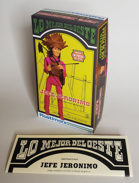 Jefe Jeronimo (Geronimo) (Magenta) – Mexican - Lo Mejor Del Oeste – Fantasy Box and Manual