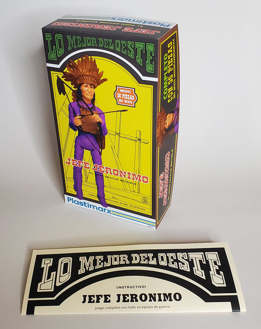 Jefe Jeronimo (Geronimo) (Purple) – Mexican - Lo Mejor Del Oeste – Fantasy Box and Manual