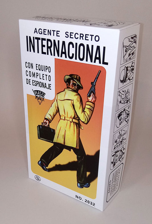 Spy - Mexican - Plastimarx - Mike Hazard - International Secret Agent Reproduction Box (and Manual)