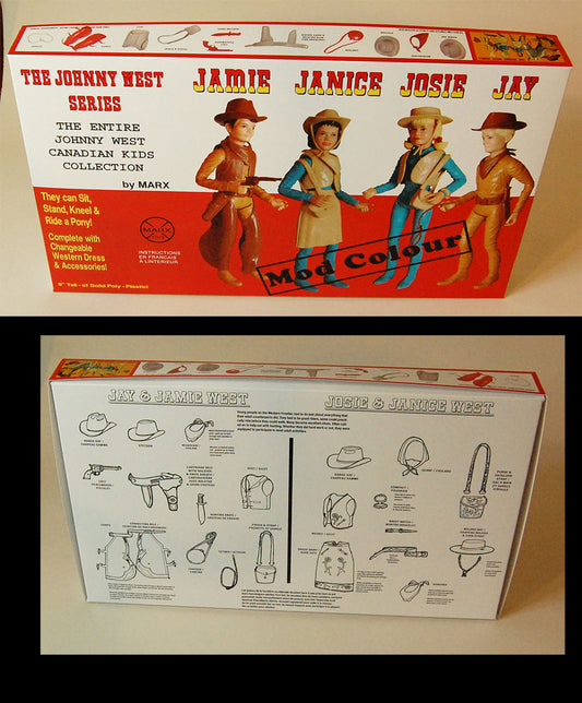 Canadian Red/Mod Colours - Johnny West Kids Complete Collection Fantasy Box