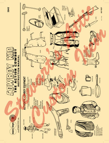 Cowboy Kid - UK - Reproduction Manual