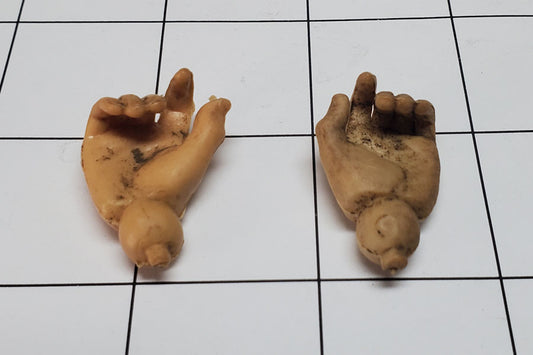 Adult Male Closed Hands (Pair) - Dump Found