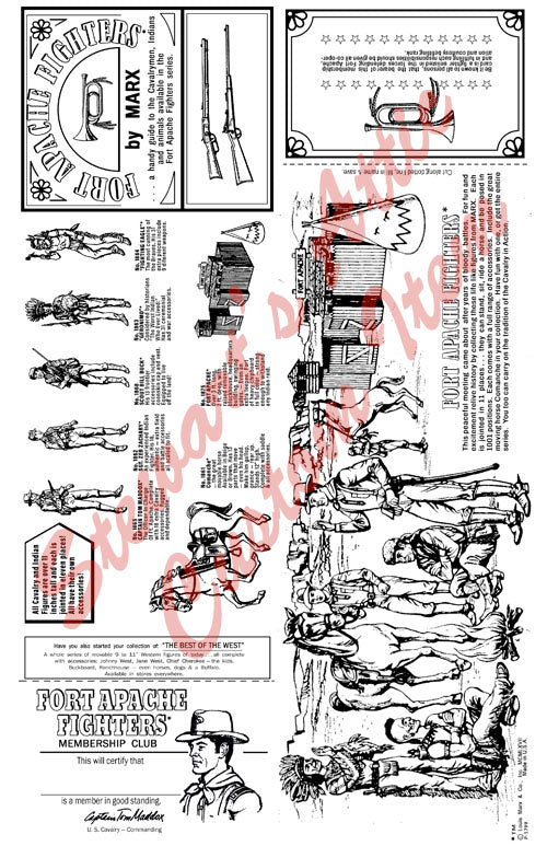 Membership Club Insert - Fort Apache Fighters - Reproduction