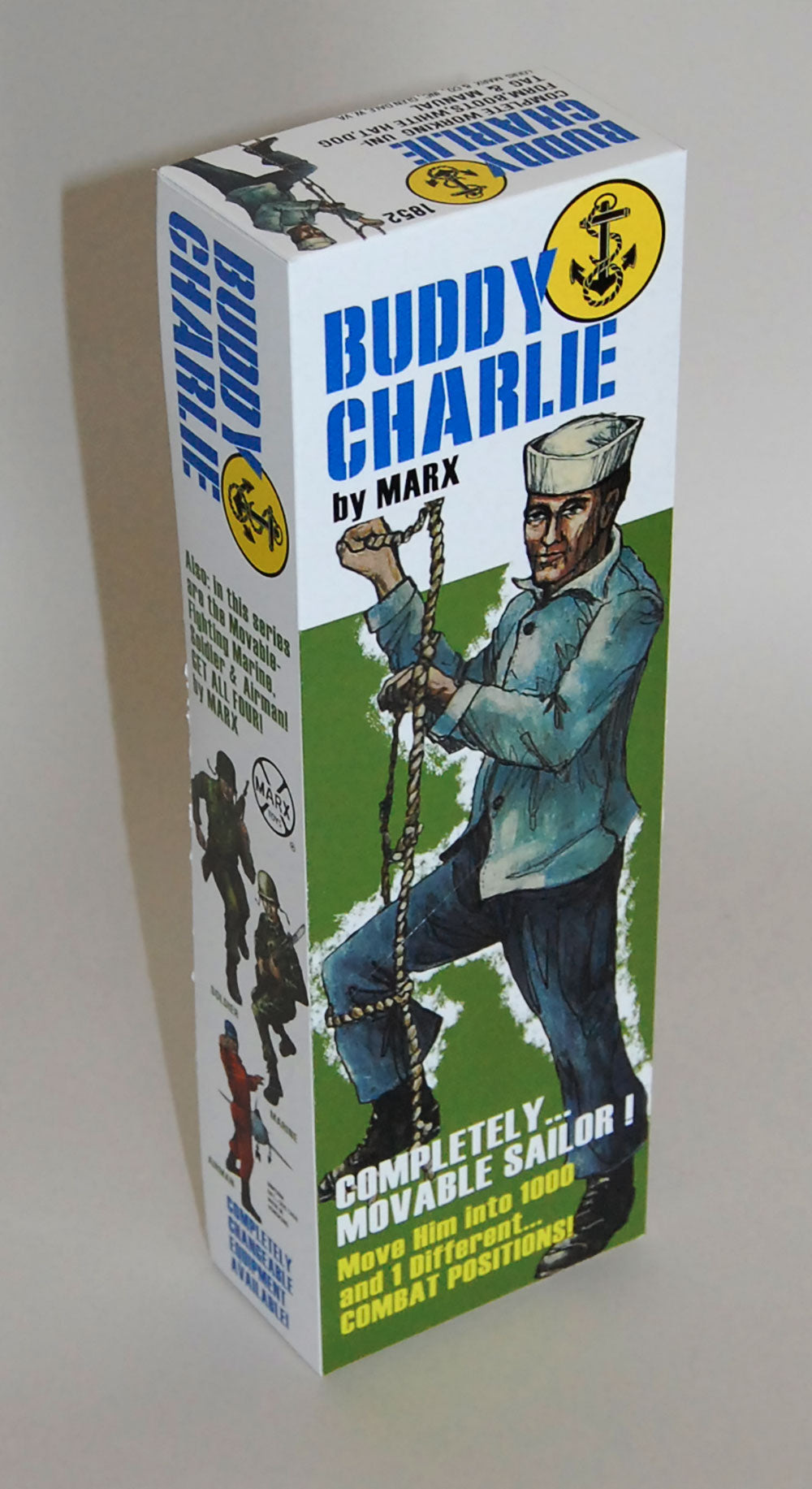 Buddy Charlie - By Marx - Sailor Reproduction Box (and Manual)