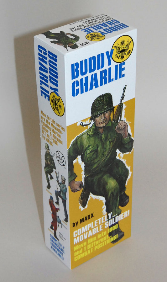 Buddy Charlie - By Marx - Soldier Reproduction Box (and Manual)