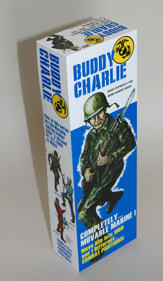 Buddy Charlie - Montgomery Ward Exclusive - Marine Reproduction Box (and Manual)