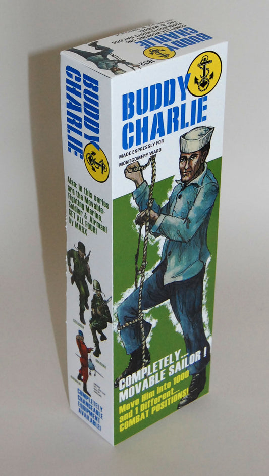 Buddy Charlie - Montgomery Ward Exclusive - Sailor Reproduction Box (and Manual)