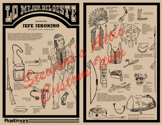 Geronimo - Mexican BOTW Jefe Jeronimo - Reproduction/Fantasy Equipment Manual