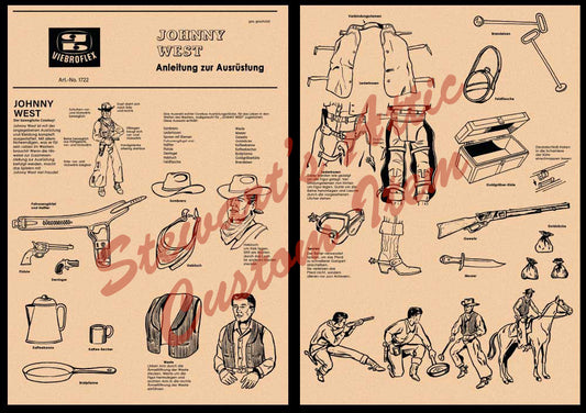 Johnny West - German - Reproduction Equipment Manual
