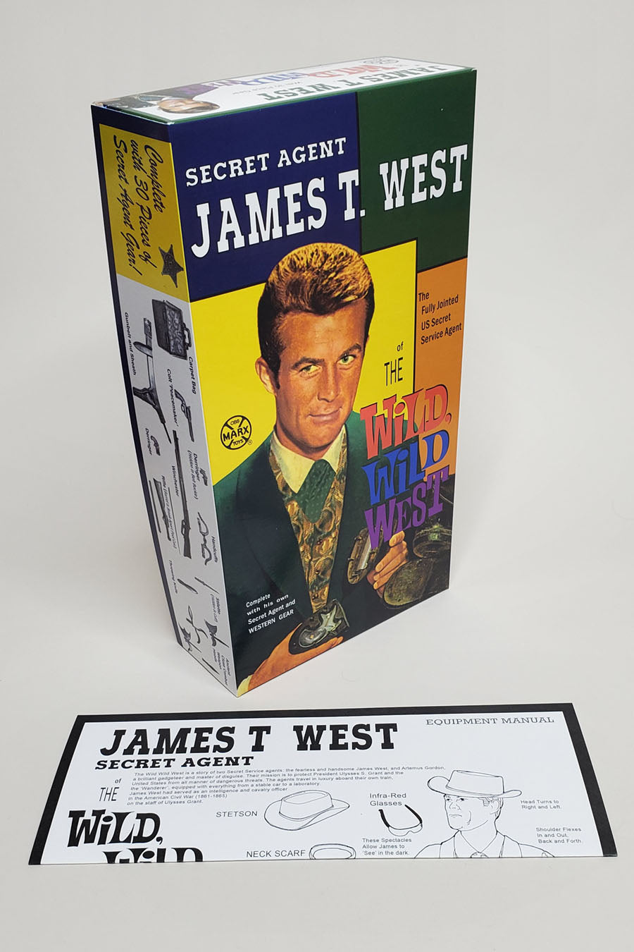 WWW - James T. West - Wild Wild West Fantasy Box and Manual