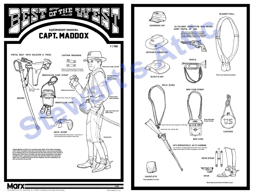 Capt. Maddox - BOTW Reproduction Equipment Manual