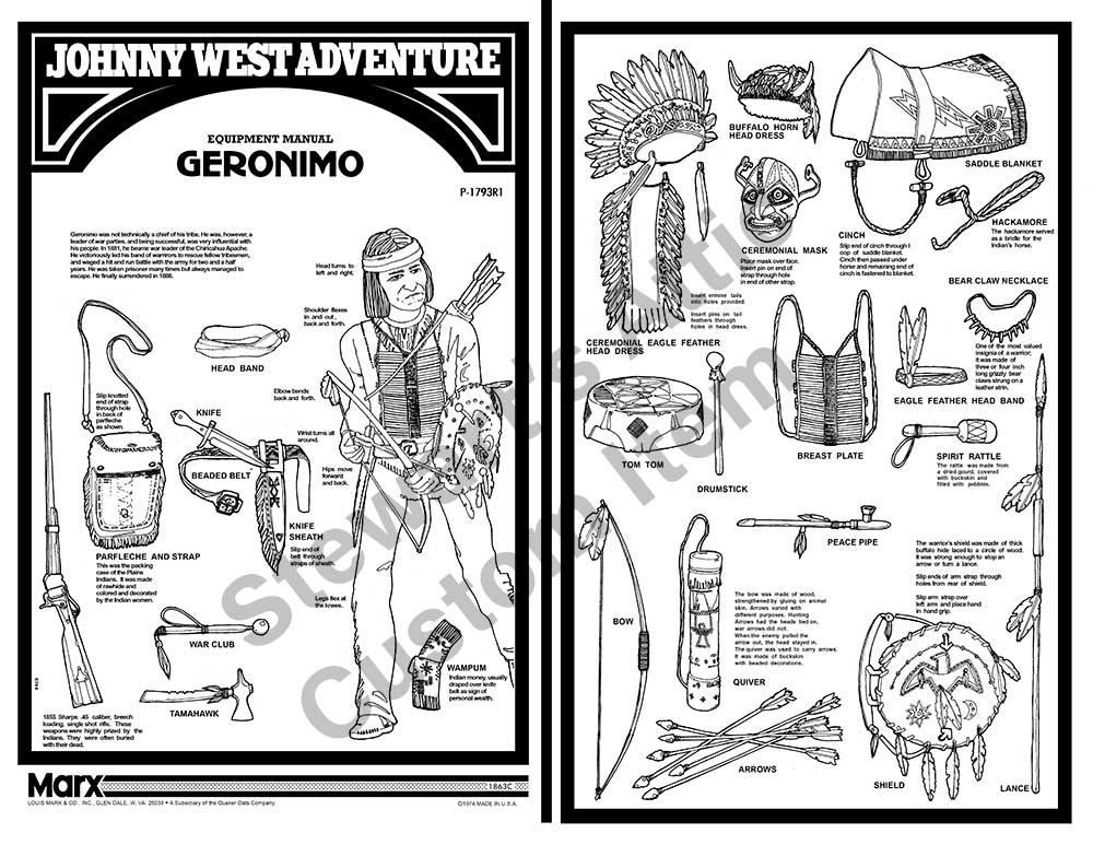 Geronimo - JWA - Reproduction Equipment Manual