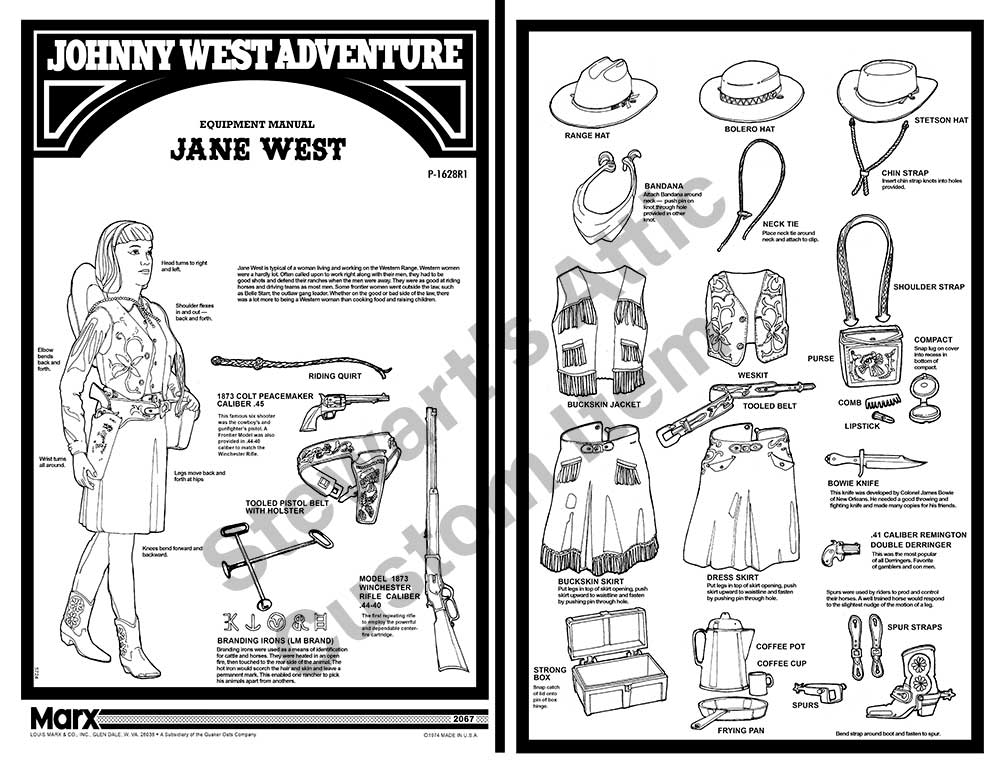 Jane West - JWA - Reproduction Equipment Manual