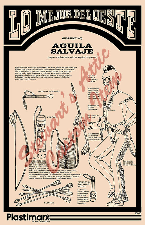 Fighting Eagle - Mexican BOTW Aguila Salvaje - Reproduction Equipment Manual