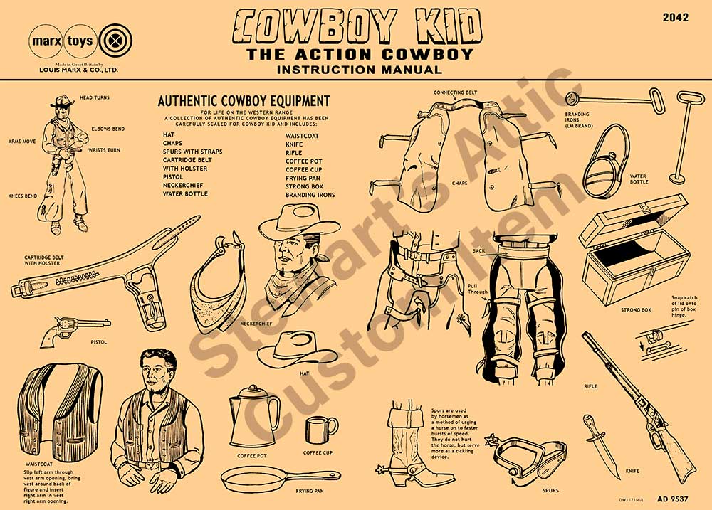 UK - Cowboy Kid - Reproduction Manual