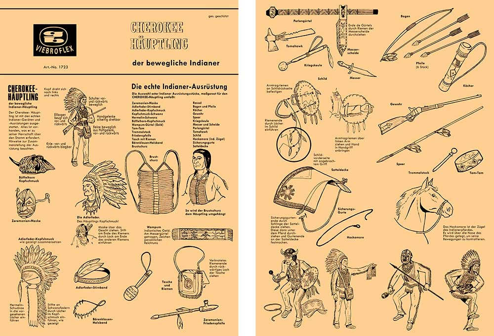 Chief Cherokee Hauptling - German Reproduction Box (and Manual)