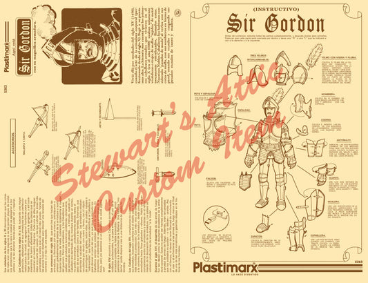 Sir Gordon - Mexican Gold Knight - Reproduction Equipment Manual