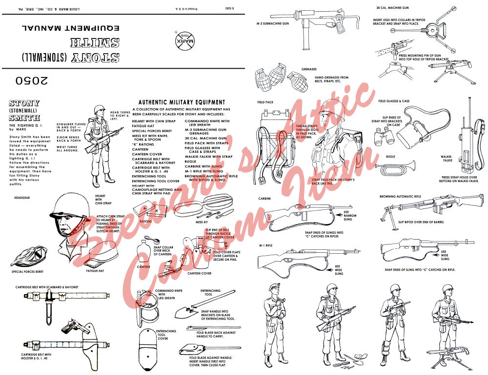 Stony (Stonewall) Smith - Reproduction Equipment Manual