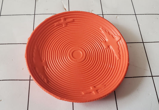 Princess Wildflower Woven Reed Grain Platter